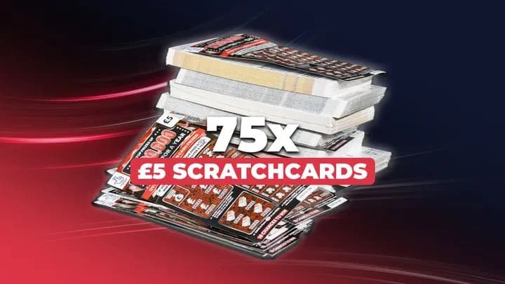 75x £5 Scratchcards