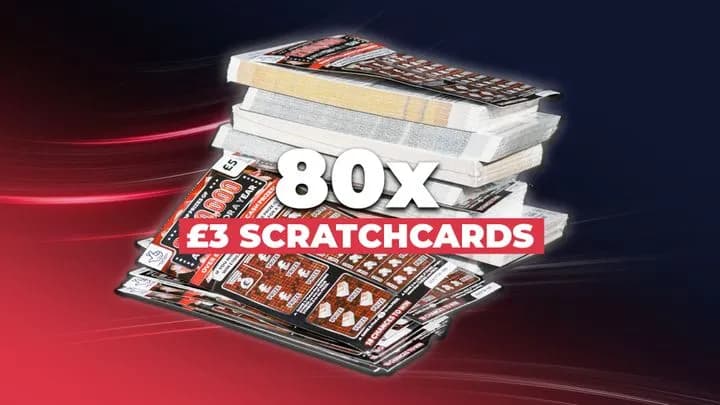 80 x £3 Scratchcards